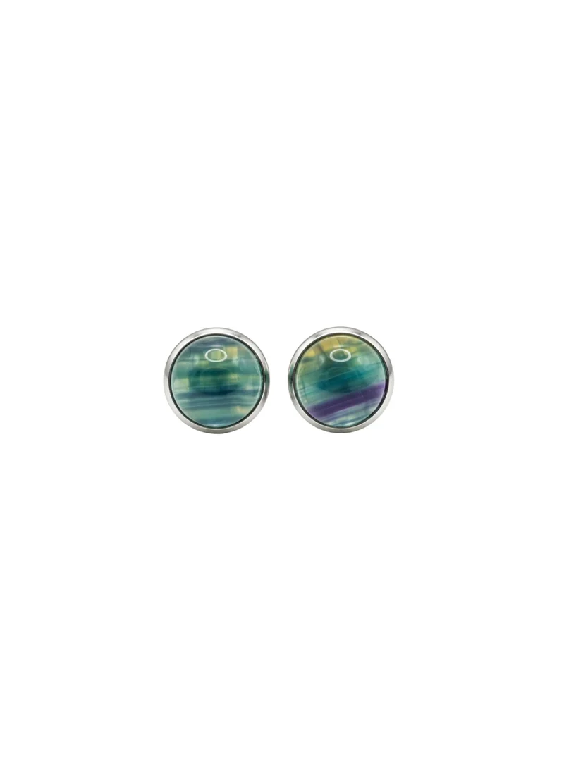 Natures Gift Stud Earing Fluorite