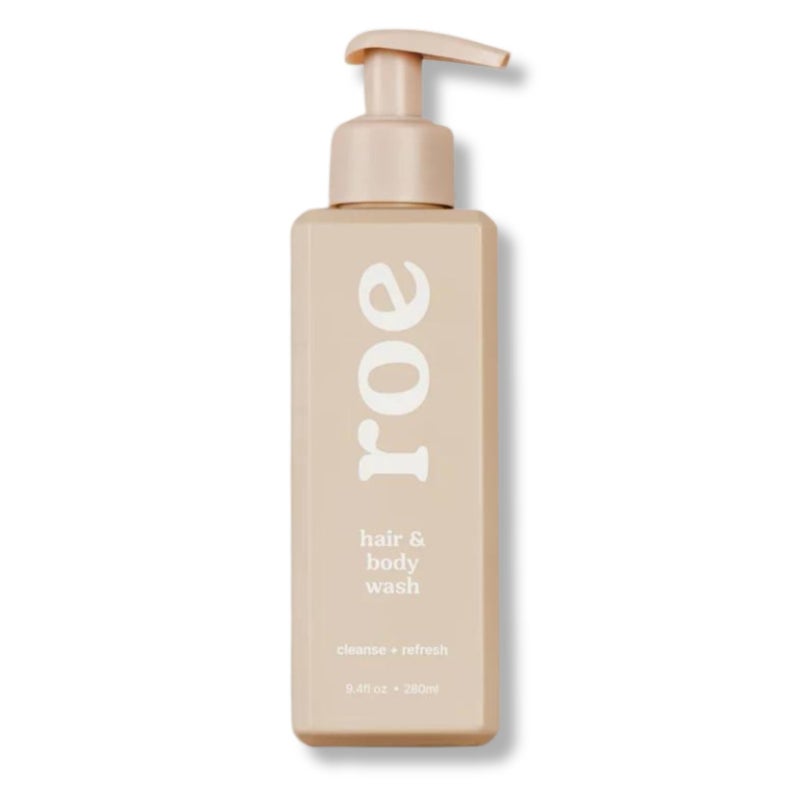 Roe Wellness- Toddler & Baby Body Wash & Shampoo Moisturizing Clean Ingredients | Suitable for Sensitive Skin, Fragrance-Free, Natural Vanilla Scent, Fresh Cleaning | 9.4 fl oz. - Image 1