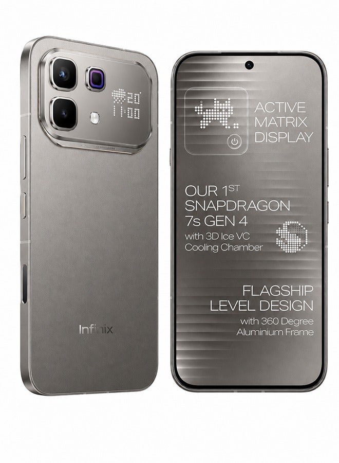 Infinix Note 60 Pro Dual SIM 5G Smartphone 8GB RAM 256GB Mist Titanium - Middle East Version - Image 1