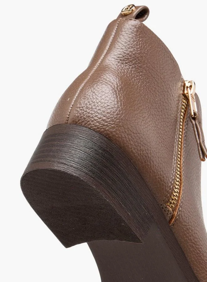 فلورا بيلا من شو إكسبرس جزمة الكاحل الصلبة بسحاب إغلاق