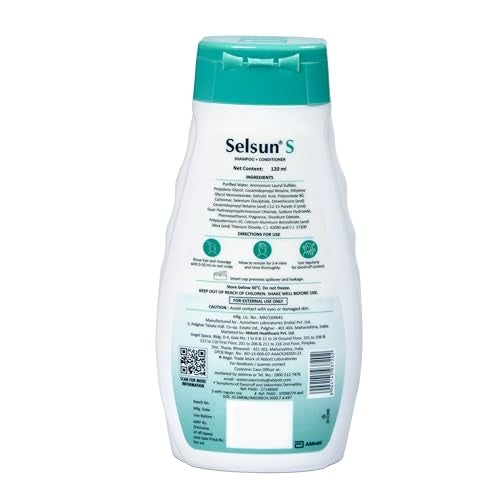Selsun-S 2-in-1 Anti-Dandruff Shampoo + Conditioner 120ml - Image 3