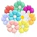 Hokilands Cute Matte Daisy Flower Balloon Rainbow Garland Groovy Boho Daisy Party Supplies 9 Pack Colorful Daisy Balloons Big Retro 60s Hippie Fairy Daisy Decoration For Kids Girls Birthday Wedding Baby Shower - Image 3