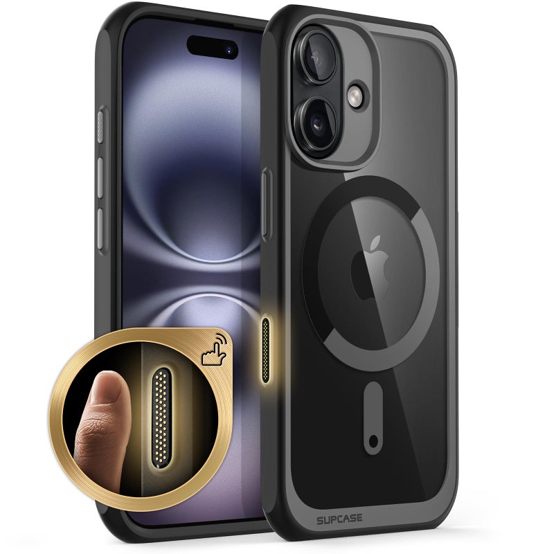 SUPCASE for iPhone 16 Case with Camera Control Capture Button Unicorn Beetle Mag Compatible with MagSafe Slim Shockproof Protective Magnetic Phone Case for iPhone 16 61 2024 Black - Image 2