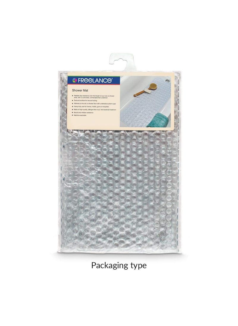 Freelance Freelance Pvc Bath Shower Tub Non Slip Grip Mat, Vfm (61 X 38 Cm)  - Image 2