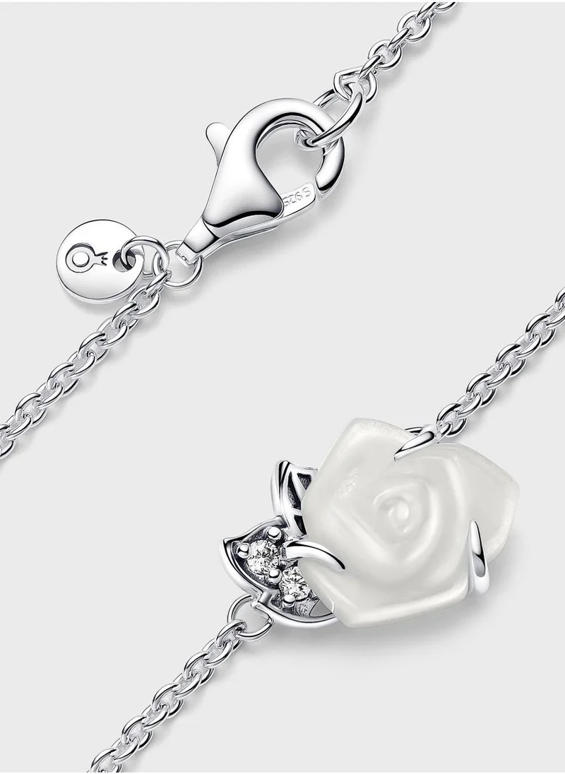 PANDORA White Rose In Bloom Collier Necklace