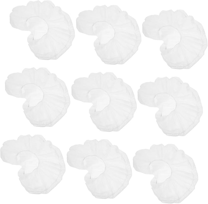 فاليكلود 50 قطعة أغطية رأس على شكل حرف U للاستخدام مرة واحدة غير منسوجة قابلة للتنفس لطاولات التدليك - Image 2