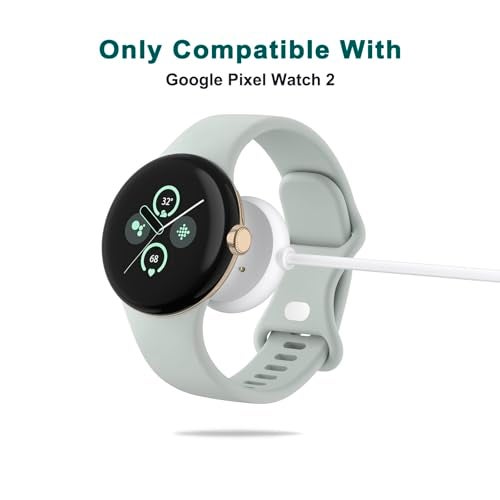 Tobfit USB C Charger Cable Compatible for Google Pixel Watch 2 3, Type C Magnetic Charging Cord Replacement for Pixel Watch 3 2 Smartwatch 50cm (White) - Image 5