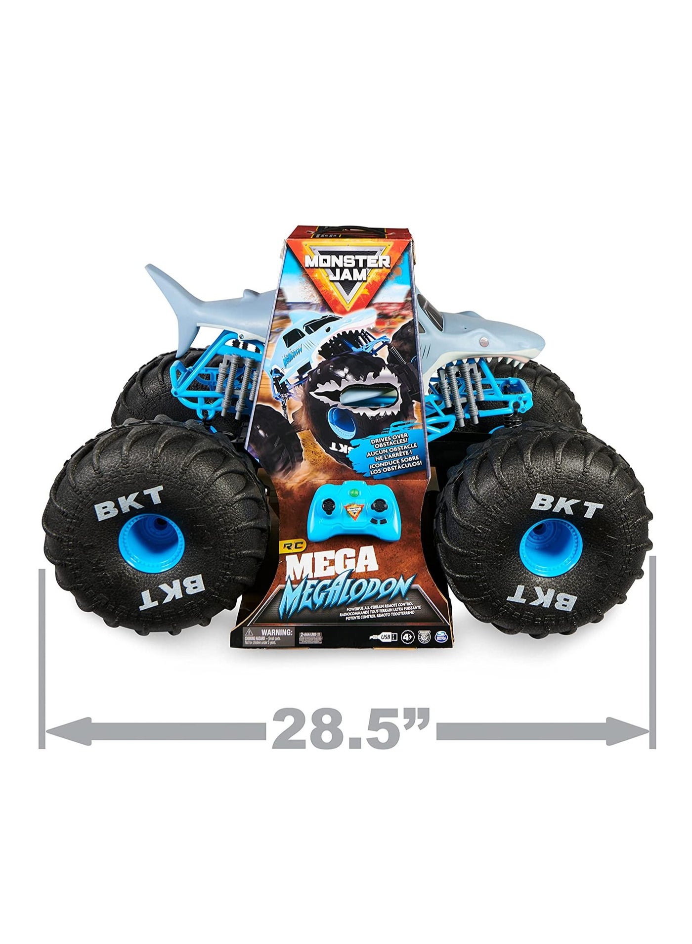 Monster Jam Official Mega Megalodon All-Terrain Remote Control