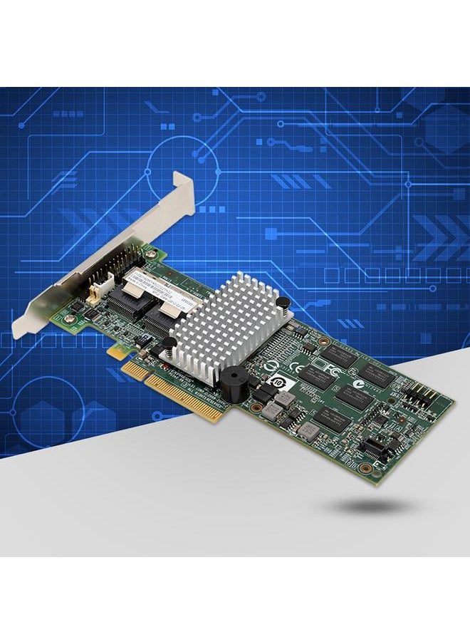 Thoraya - IBM M5015 Megaraid 9260‑8i SATA / SAS Controller RAID 6G PCIe x8 for LSI 46M0851 - Image 1