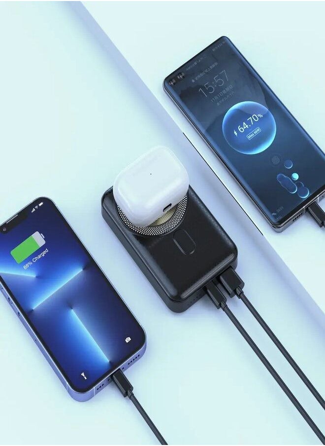 Aspor A326 New Product Digital Display Magnetic Wireless Power Bank with Foldable Holder Stand Fast Charging 10000mAh