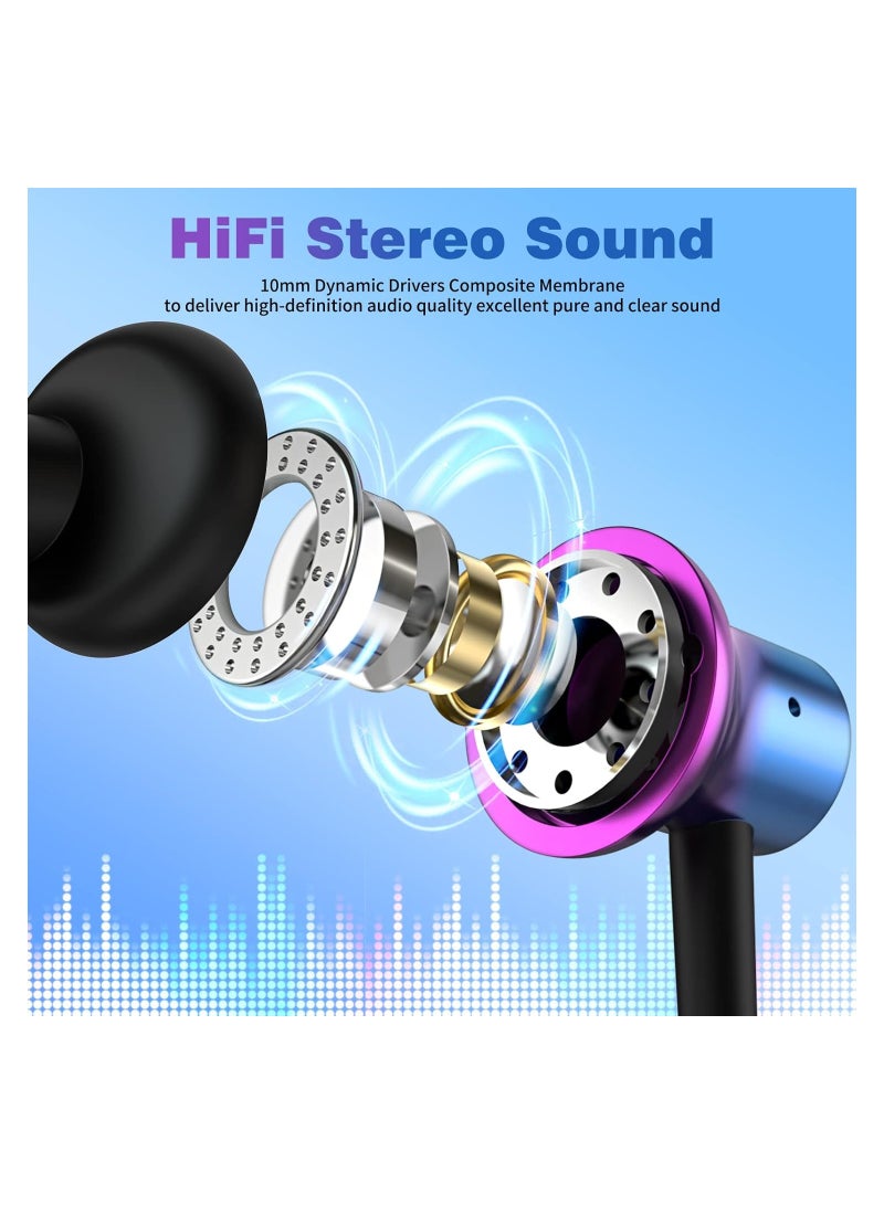 SYOSI USB C Headphone, Type C Wired Earbuds for iPhone 15 Pro Max iPad Mini 6 Magnetic Noise Isolation in-Ear Headset + Mic for Samsung Galaxy S23 FE S22 Ultra S21 S20 A54 Flip5 4 A53 Pixel 8 7 Oneplus - Image 2