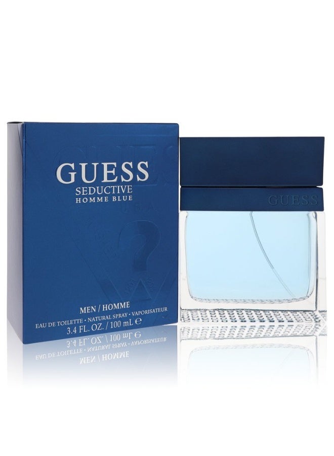 GUESS Seductive Homme Blue For Men Eau De Toilette 100ml - Image 2