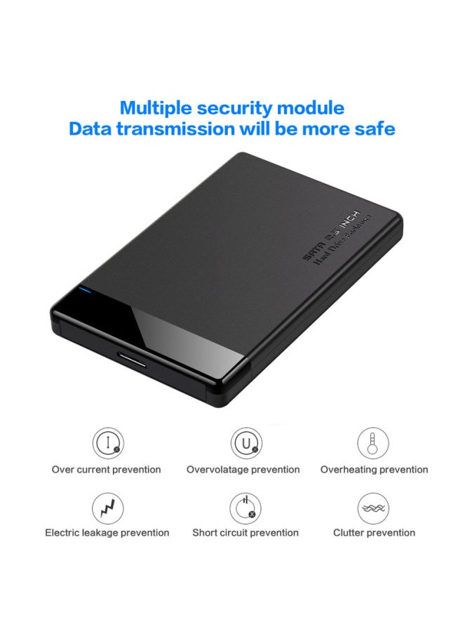Direct 2.5 Inch SATA Mobile Hard Disk Box USB3.0 Mobile Hard Disk Protection Box-Color:TYPE-C - Image 4