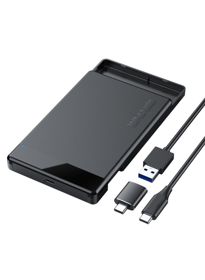 Direct 2.5 Inch SATA Mobile Hard Disk Box USB3.0 Mobile Hard Disk Protection Box-Color:TYPE-C - Image 2