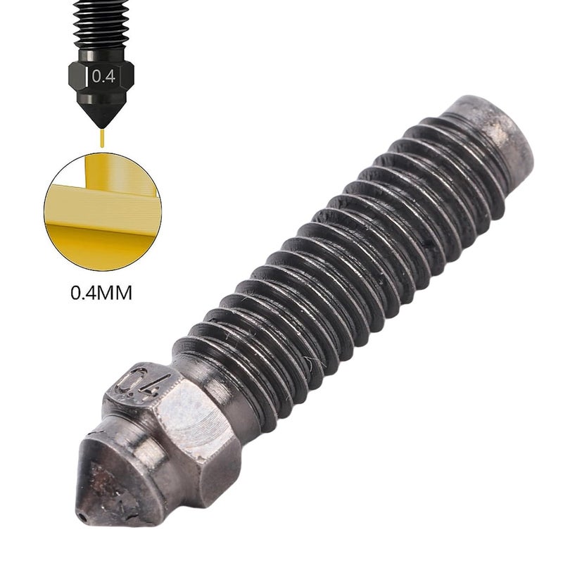 Multiple options WALFRONT 3 Pcs 0.4mm Hardened Steel Nozzle Set for 3D Printer Hotend Nozzles Replacement for Various Filaments Low wear optimized design Processed natural substance Indoor outdoor all-purpose fit Indoor outdoor use All usage compatible Individual & group usable Wear resistant Durability boosted processed material Experience optimized build Closed & open space compatible Long use oriented quality Storage transit efficiency build Bulk storage easy optimized build Ready varied options Multiple design variants Repeated assemble detach compatible All-round applied quality Fast & slow shipment compatible Care processed raw material Transit damage prevent build Connectable modular Efficiency boosted construction Simple multi-feature practical build All budget friendly options - Image 5