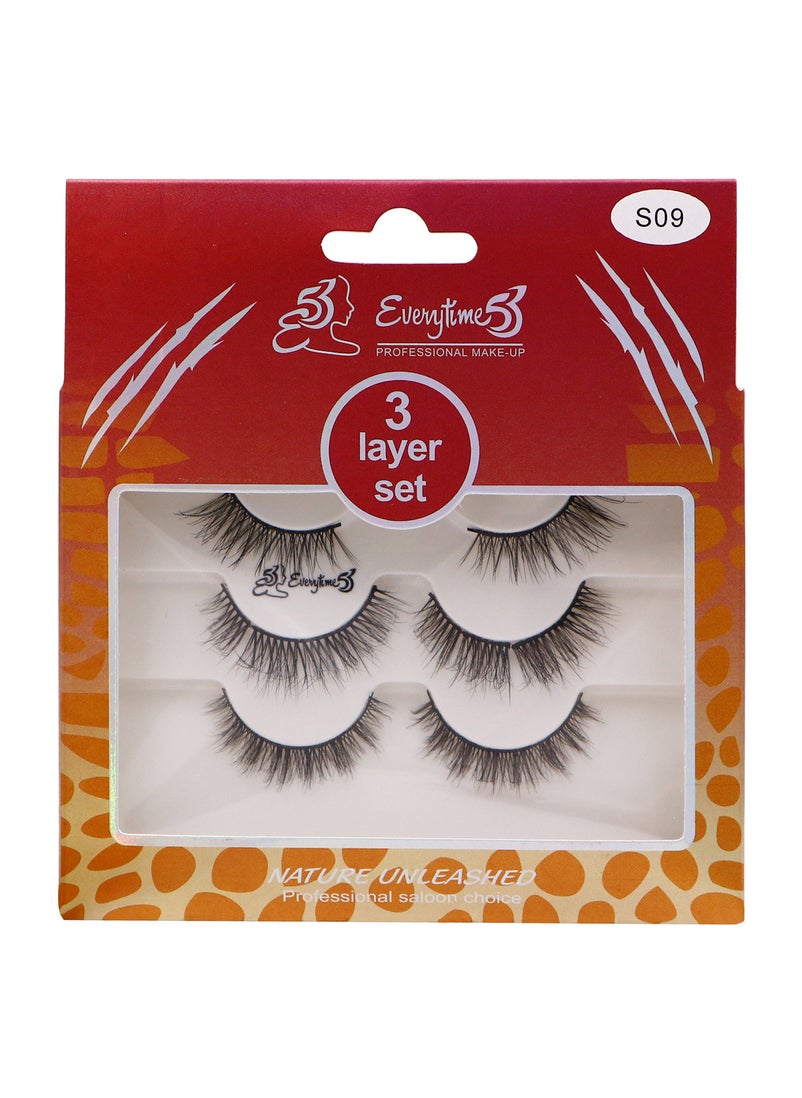 Everytime53 Women's 3 Layer Set Eye Lashes - S09 - pzsku/ZF1776470E42F54617BDBZ/45/_/1728383999/9b0d5f10-2027-41a0-aa78-8451696912c8