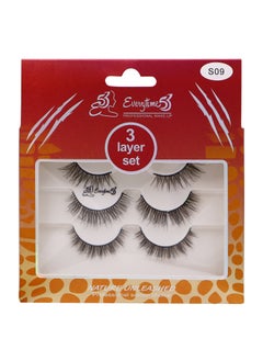 Everytime53 Everytime53 Women's 3 Layer Set Eye Lashes - S09  - Image 1
