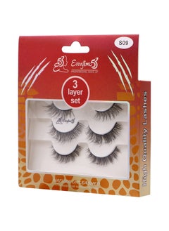 Everytime53 Everytime53 Women's 3 Layer Set Eye Lashes - S09  - Image 2