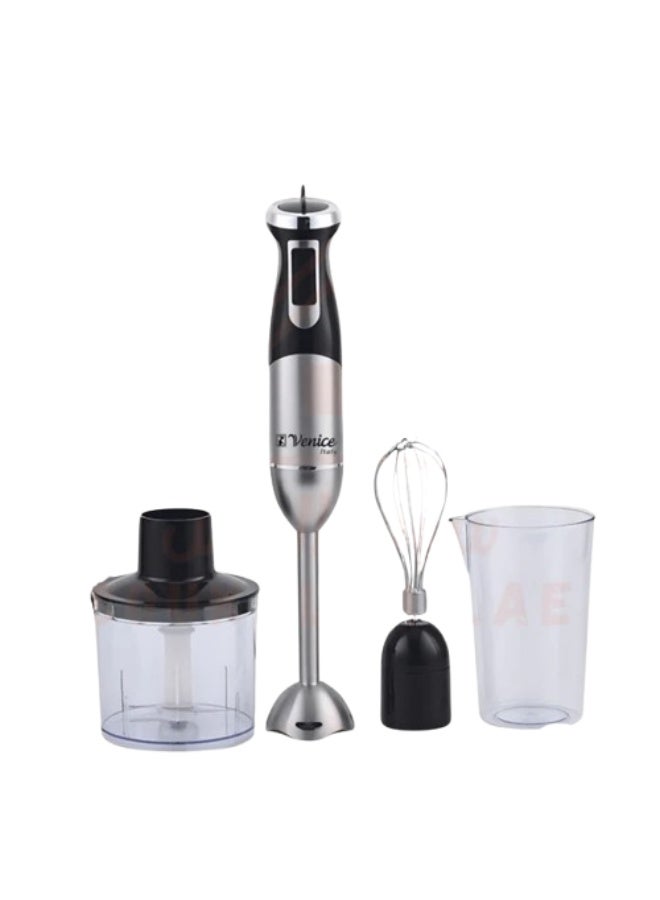 Venice Hand Blender 4 in 1 600 W Durable Stainless Steel Blades - Image 2