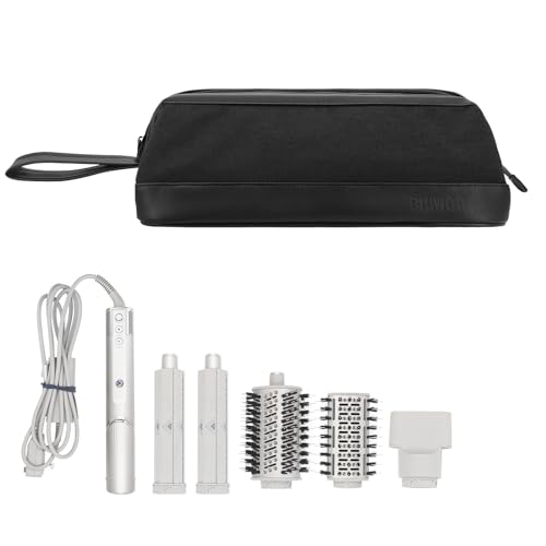 Buwico Airwrap Travel Case for Dyson/Shark Flexstyle, Travel Pouch for Dyson Airwrap/Shark Flexstyle Complete Styler and Attachments, Travel Bag for Dyson/Shark Hair Dryer (Black Patent Pending) - Image 1