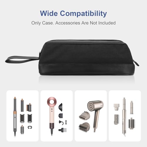 Buwico Airwrap Travel Case for Dyson/Shark Flexstyle, Travel Pouch for Dyson Airwrap/Shark Flexstyle Complete Styler and Attachments, Travel Bag for Dyson/Shark Hair Dryer (Black Patent Pending) - Image 5