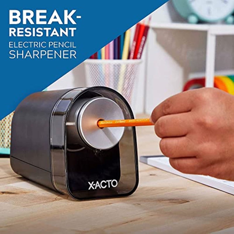 X-ACTO XLR Electric Pencil Sharpener, Black (ELM1818X) - Image 2