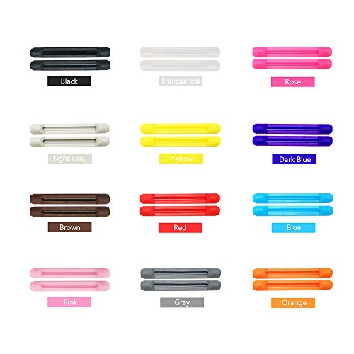 Alamic Eyewear Retainer Eyeglass Temple Tip for Kids and Adults Silicone Anti Slip Holder for Glasses Piece Ear Hook - 12 Pairs - Image 3