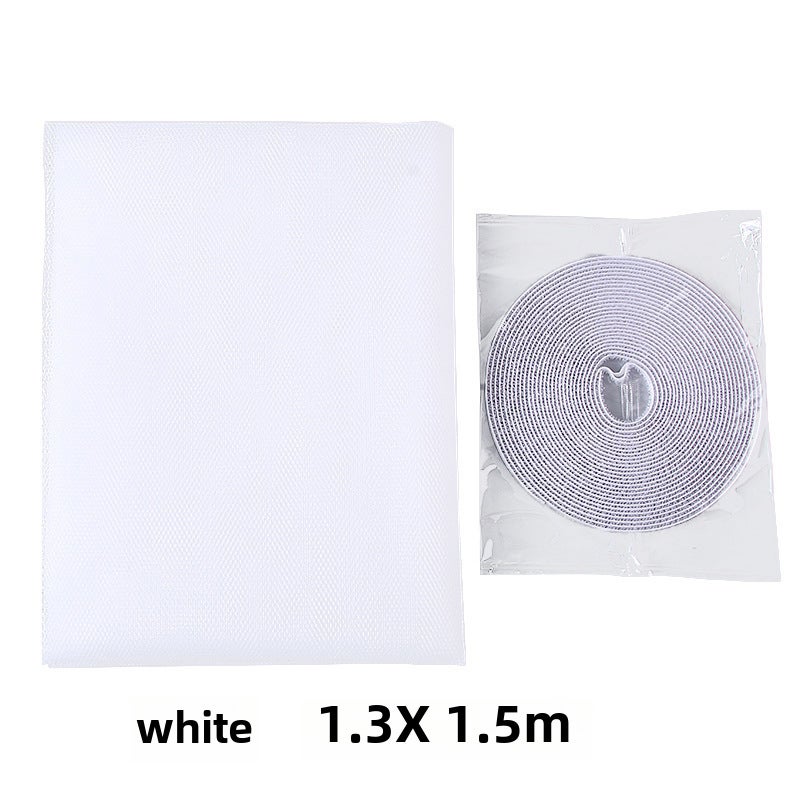 DIY Self-Adhesive Mosquito Screen with Magic Tape White 1.3*1.5 meters 