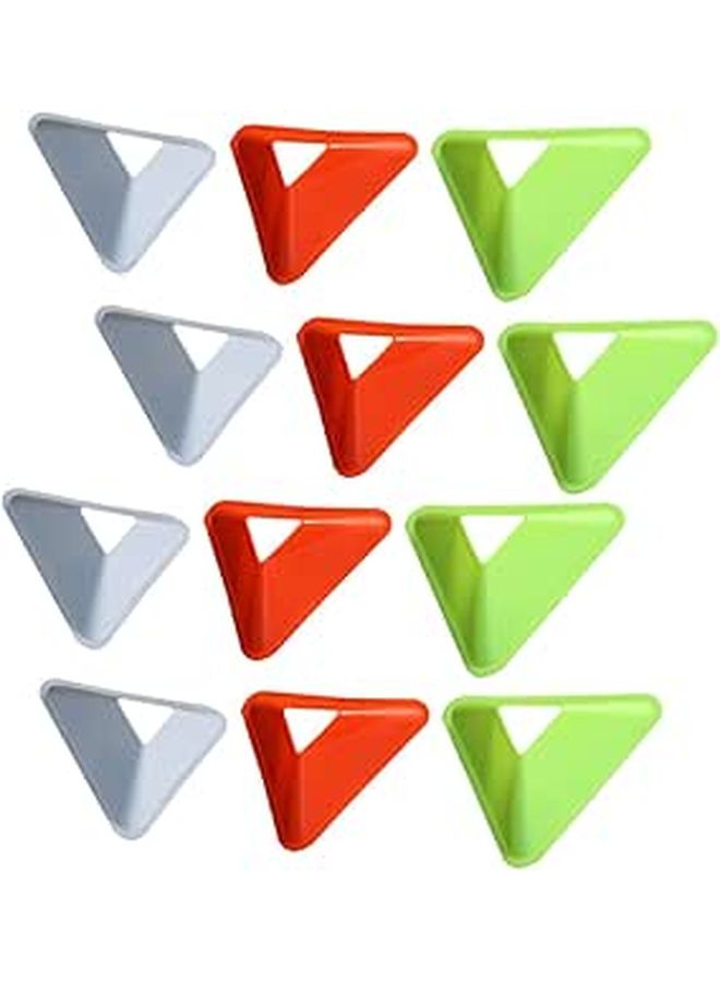 20pcs Bright Color Agility Marker Cones Soccer Football Training Obstacle Triangle Plates Coordination Drills - Image 1