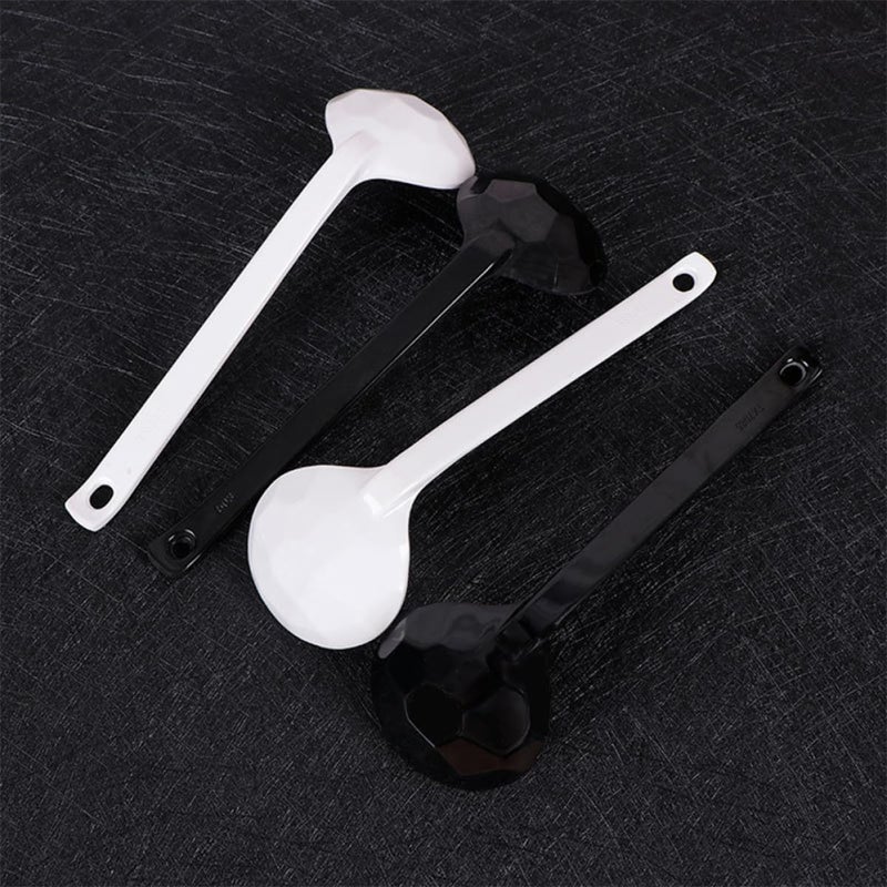 5 White Turtle Shell Shaped Soup Spoons For Hot Pot Noodle Restaurant Dining - Image 4