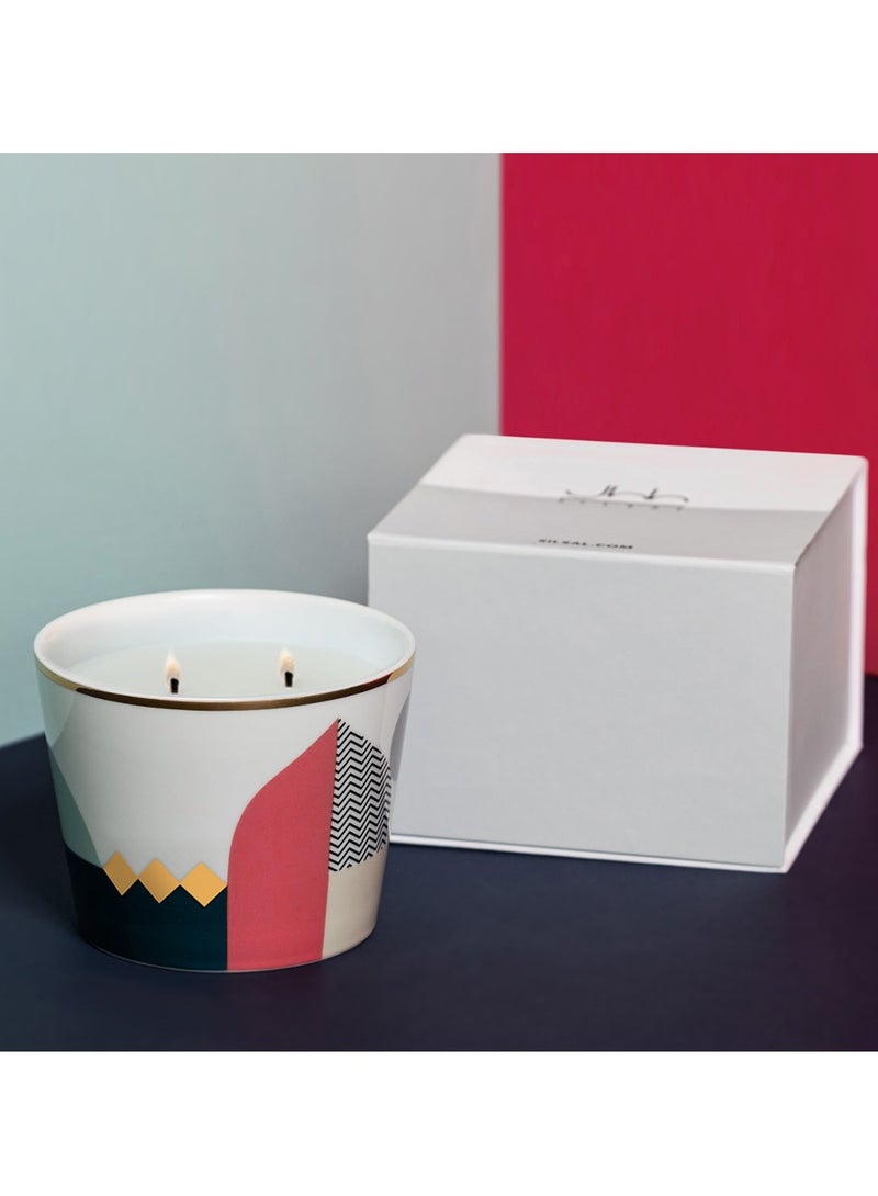 Sabr Silsal x Sabr 'Layalee' Blooming Oud Candle- 500g - Image 3