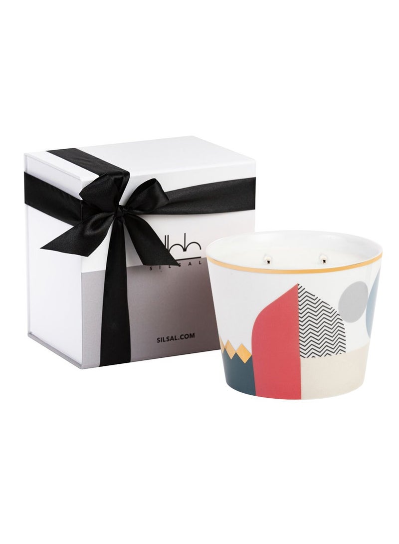 Sabr Silsal x Sabr 'Layalee' Blooming Oud Candle- 500g - Image 2