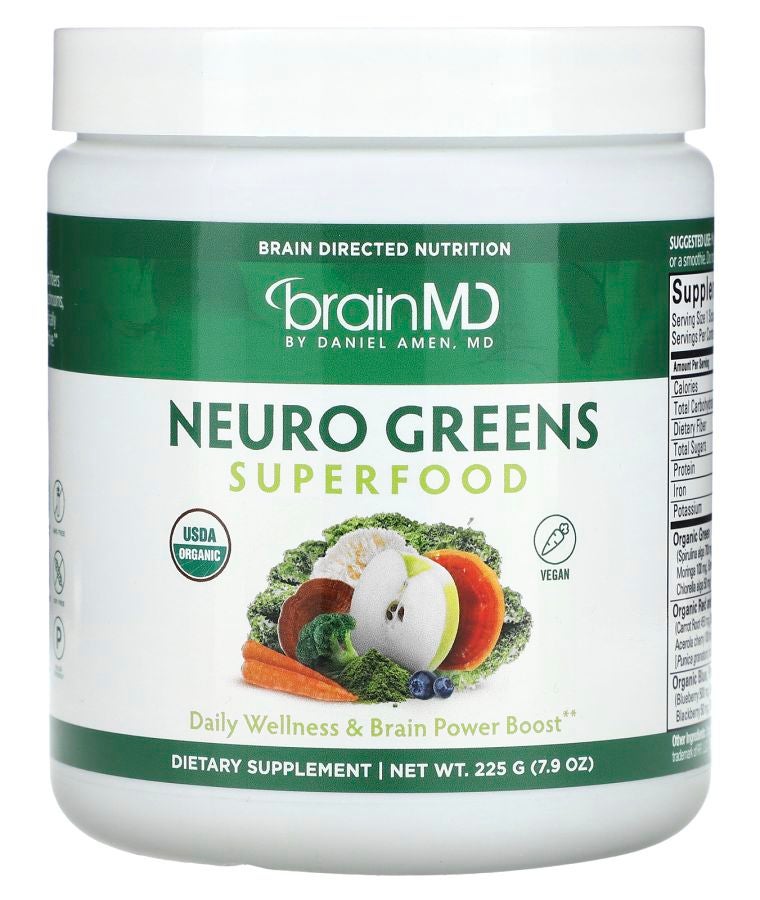 BRAINMD Neuro Greens Superfood 7.9 oz (225 g)