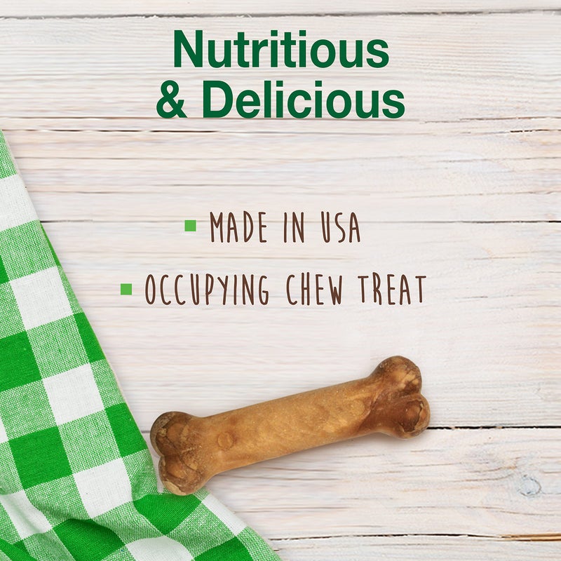 Nylabone Healthy Edibles Natural Dog Chews Long Lasting Chew Treats for Dogs, Roast Beef Flavor, X-Small/Petite (8 Count) - Image 2