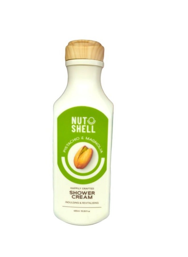 NUT SHELL PISTACHIO AND MAGNOLIA SHOWER CREAM 485ML