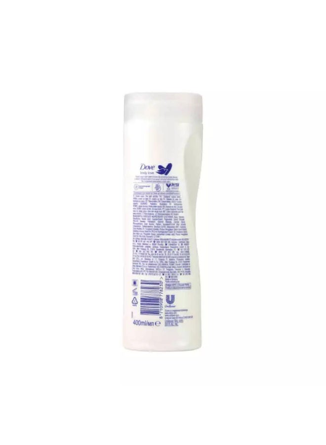 Dove Body Love Restoring Care Body Lotion for Dry Skin with Coconut Oil and Almond Milk- 400ml - Image 2