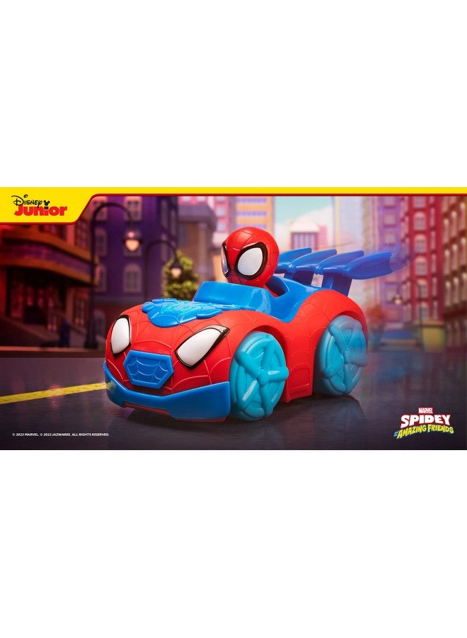 Marvel Spidey and HIS Amazing Friends Flash ‘N’ Dash Web Crawler - Motorized Web Crawler Vehicle with Lights and Sounds - Toys Featuring Your Friendly Neighborhood Spideys - Image 3