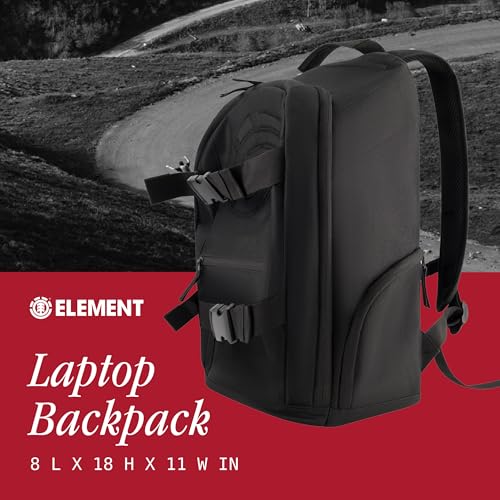 Element Mohave Backpack, 15 Inch Laptop Bag, Padded Computer Bag for Commute or Travel, Black - Image 2
