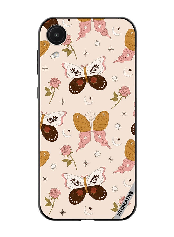 VR CREATIVE Protective Case Cover For Samsung Galaxy A03 Core Boho Magical Flowers And Butterfly Design Multicolour - Image 1