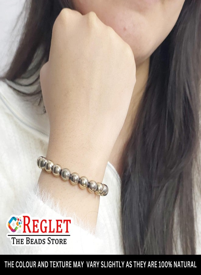 REGLET Karz Mukti Bracelet | Wealth & Prosperity | Original Golden Hematite | Good Fortune & Protection | Astrology Bracelet for Women & Men - Image 3