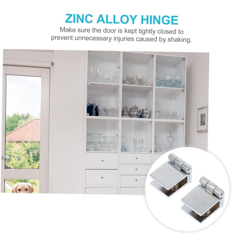 Matte Glass Door Hinge Cabinet Hardware Easy Install 4 6X2 5X1 4CM Sturdy - Image 3