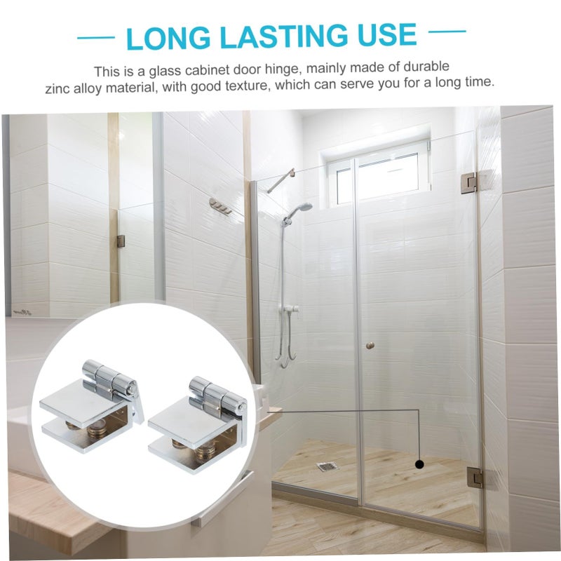 Matte Glass Door Hinge Cabinet Hardware Easy Install 4 6X2 5X1 4CM Sturdy - Image 4