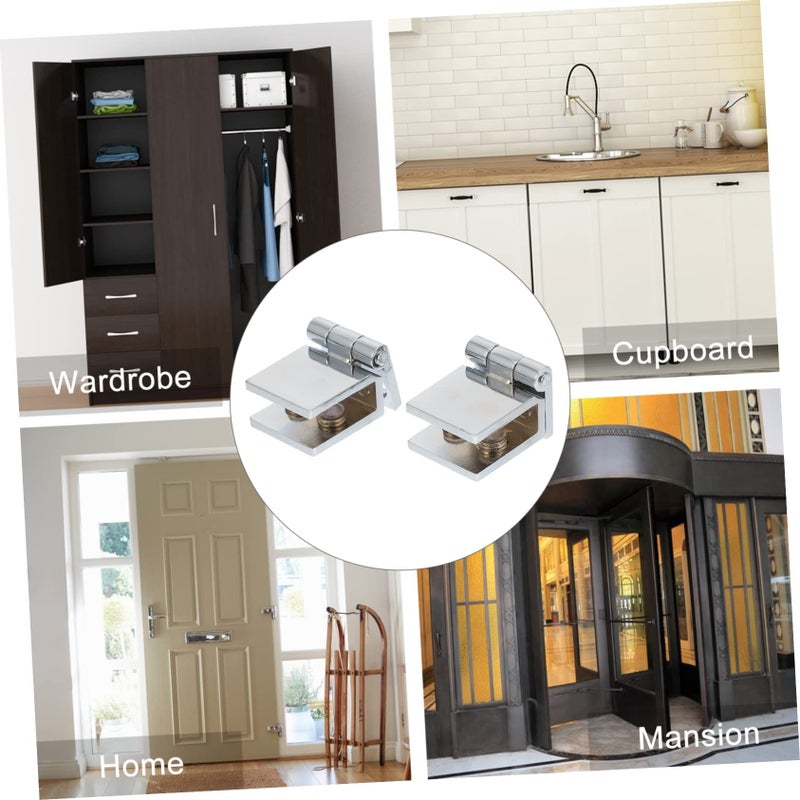 Matte Glass Door Hinge Cabinet Hardware Easy Install 4 6X2 5X1 4CM Sturdy - Image 5