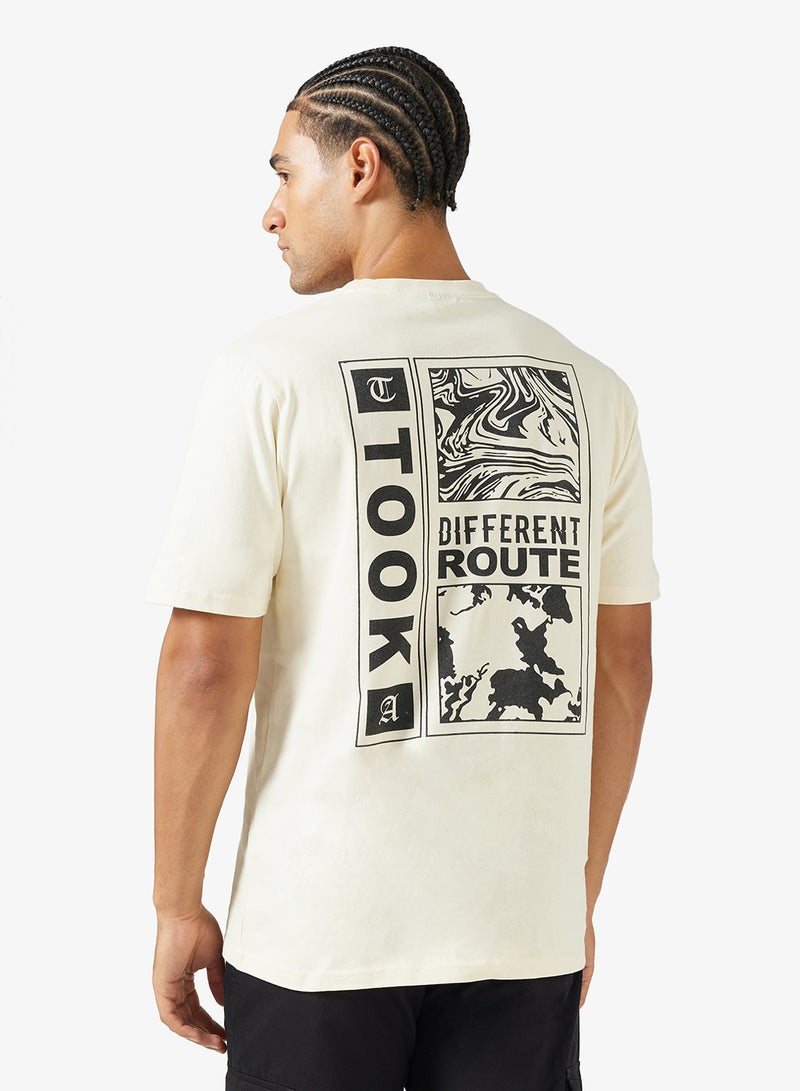 Seventy Five Graphic Print Regular Fit T-Shirt - Image 1