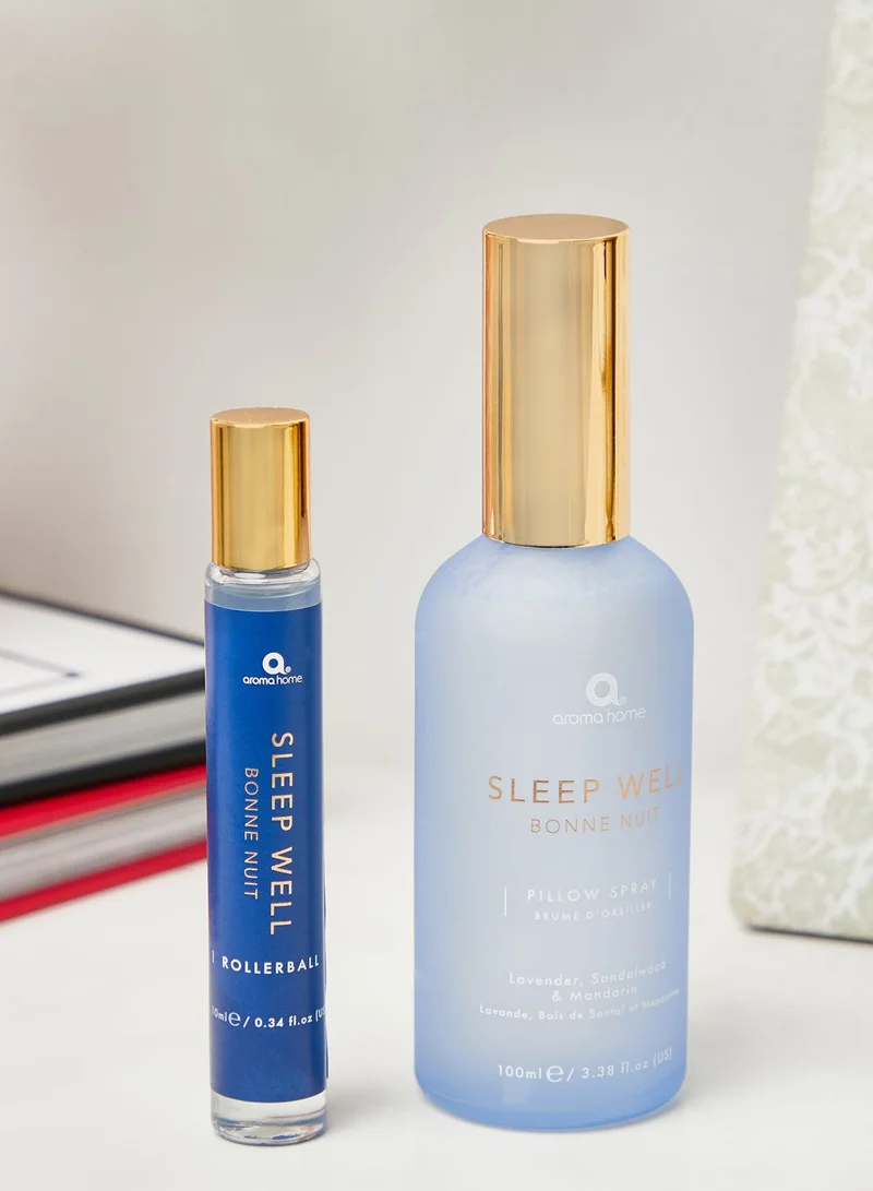 Aroma Home Sleep Well Pillow Spray & Rollerball