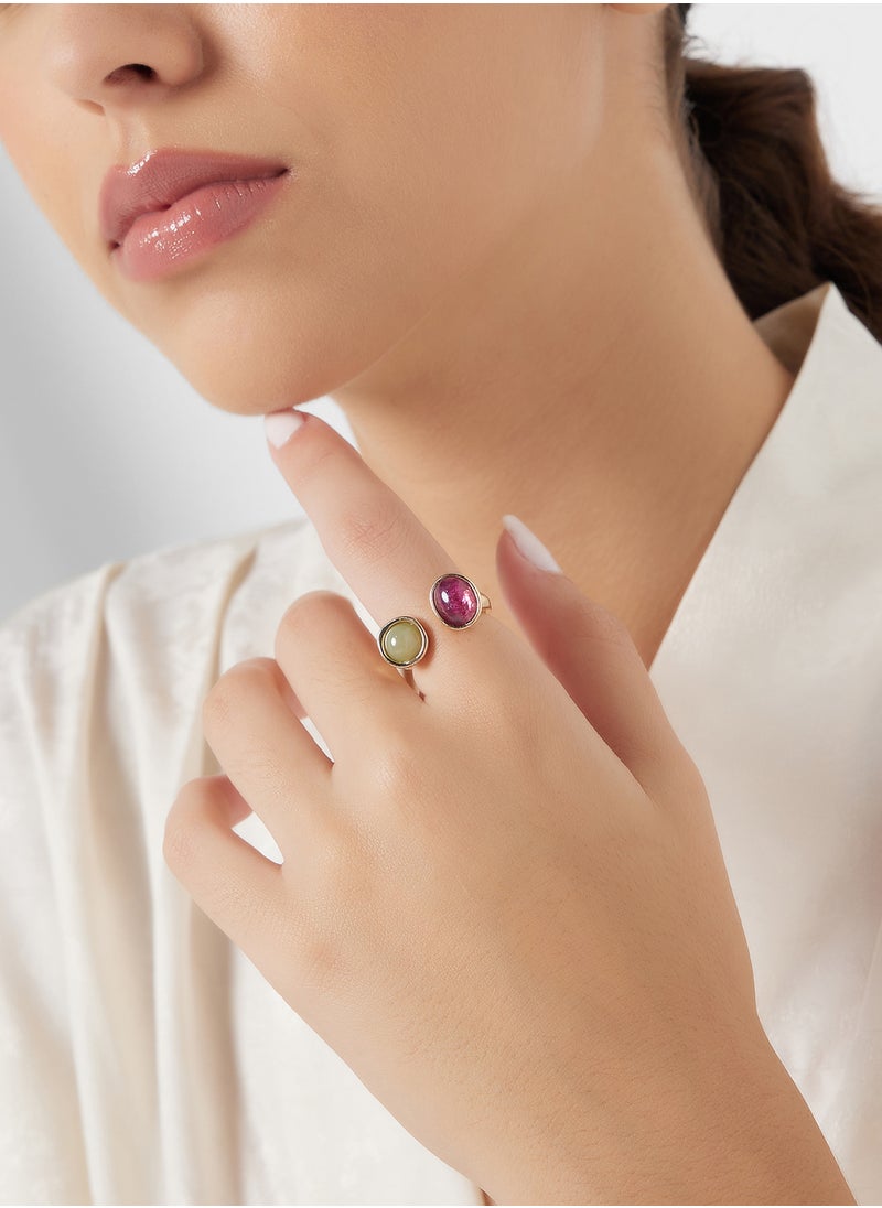 ELLA خاتم بتفاصيل حجرية  - Image 5