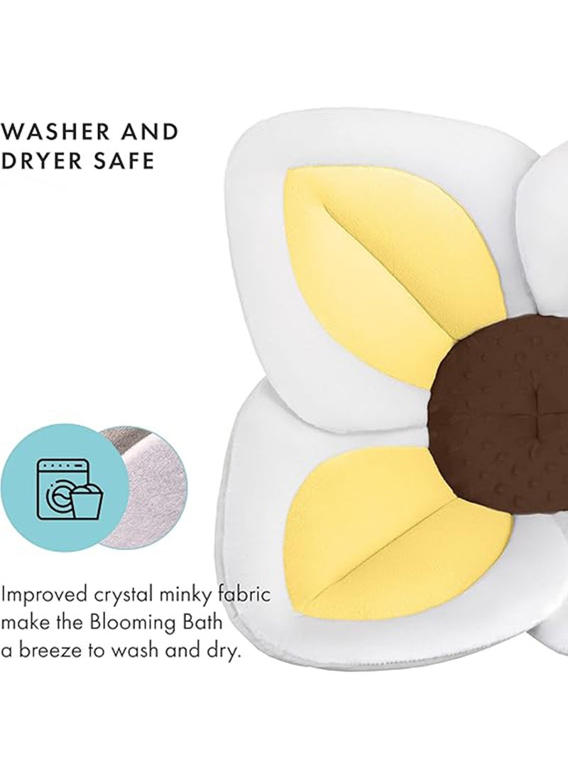 SAPU - Comfortable Baby Bath Seat Flower Shaped (4 Petal) Bathtub - Ideal For 0 To 6 Month Baby - Fits In All Sinks - Image 1