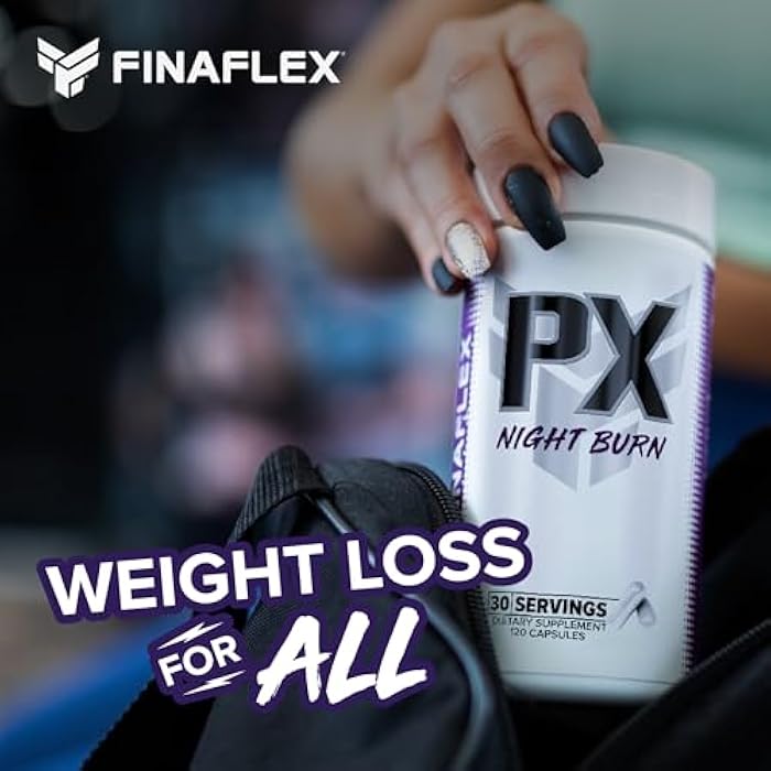 FINAFLEX PX Night Burn - 120 Capsules - Ultimate Non-Stim Weight Loss - Supports Healthy Body Composition & Lean Muscle Mass - 30 Servings - Image 5