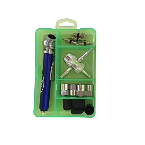 Slime 2410 Mini Tire Maintenance Kit, Tire Care Essentials, Compact, 14-Piece Set, 3.5" L x 2.5" W x 0.875" D - Image 2