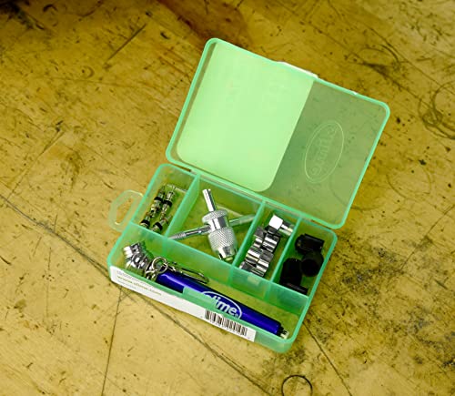 Slime 2410 Mini Tire Maintenance Kit, Tire Care Essentials, Compact, 14-Piece Set, 3.5" L x 2.5" W x 0.875" D - Image 5